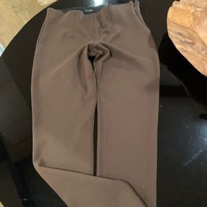 Fade to Blue super skinny brown side-zip knit leggings, never worn, size 27 (S)